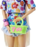 barbie extra doll with pet bunny pack image