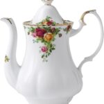 royal albert old country roses large coffee pot image