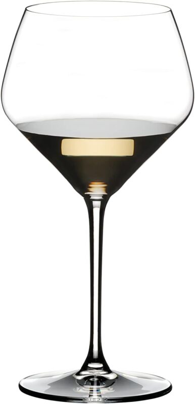 riedel extreme oaked chardonnay clear glass image