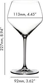 riedel extreme oaked chardonnay clear glass image