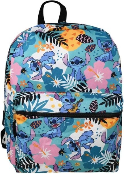 fast forward lilo & stitch 16 all over print backpack image