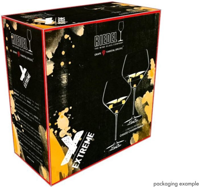 riedel extreme oaked chardonnay clear glass image