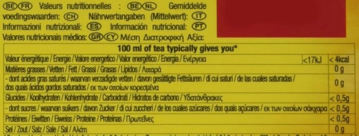 lipton yellow label 100 tea bags image