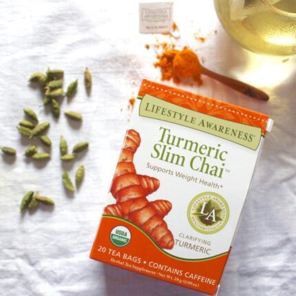 lifestyle awareness tumeric slim chai 20 tea bags image
