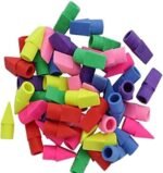 pen gear multicolor latex free pencil top erasers image