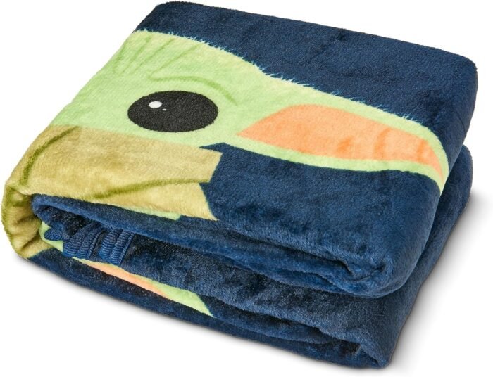 star wars the mandalorian silk touch throw blanket image