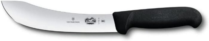 victorinox forschner 7 butcher black knife fibrox handle image