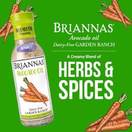 briannas avocado oil garden ranch dressing image