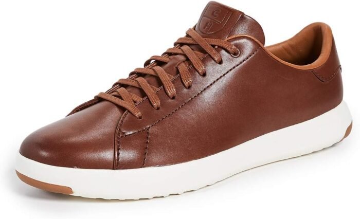 cole haan grandpro tennis sneaker woodbury handstain image