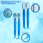 crest scope mini brushes disposable toothbrushes 4 ct pack image