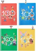 disney 100 anniversary tab journal notebook turquoise book image