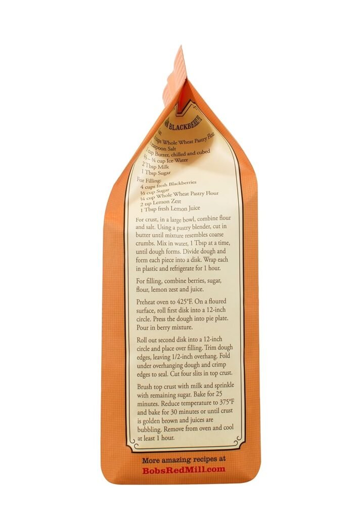 bob's red mill pastry flour whole wheat pack image