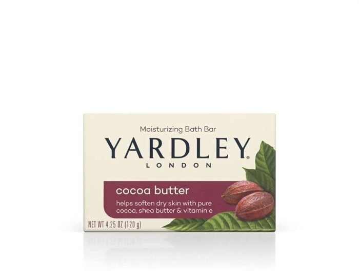 yerdley london moisturizing bath bar cocoa butter details image