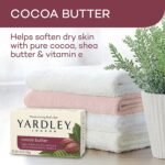 yerdley london moisturizing bath bar cocoa butter pack details image