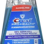 crest pro health mouthwash clean mint bottle image