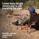 kelty low loveseat nest 2 person chair with blankets beluga image