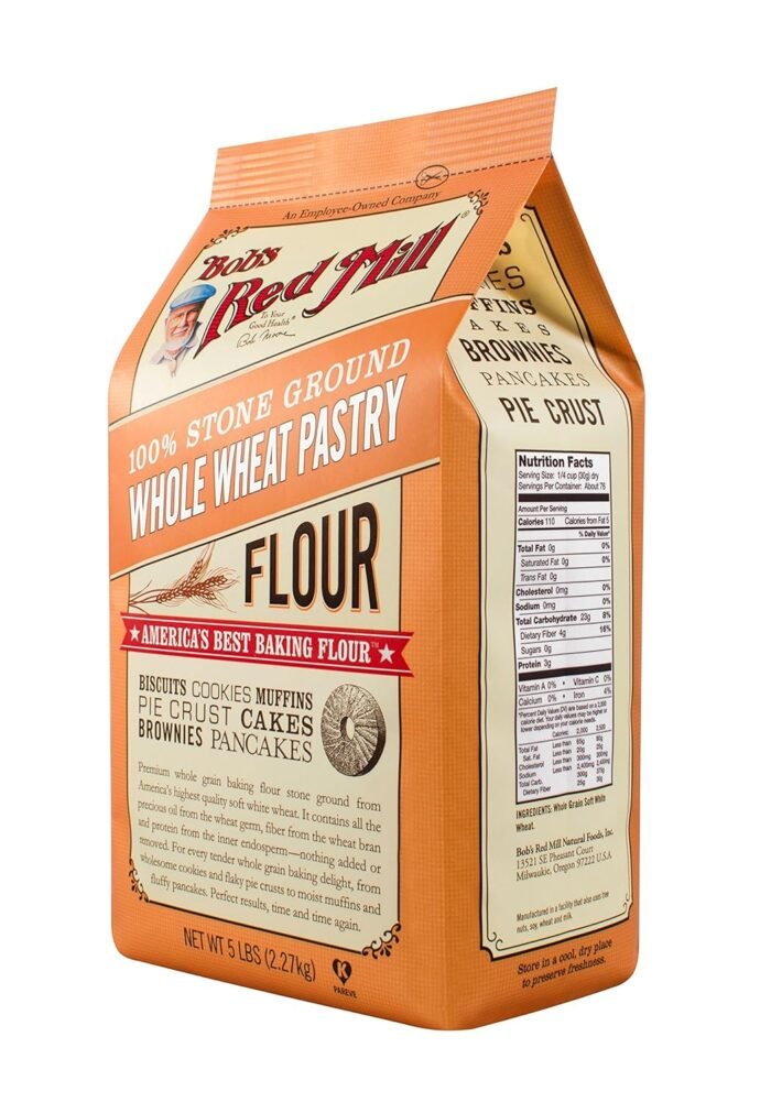 bob's red mill pastry flour whole wheat pack image