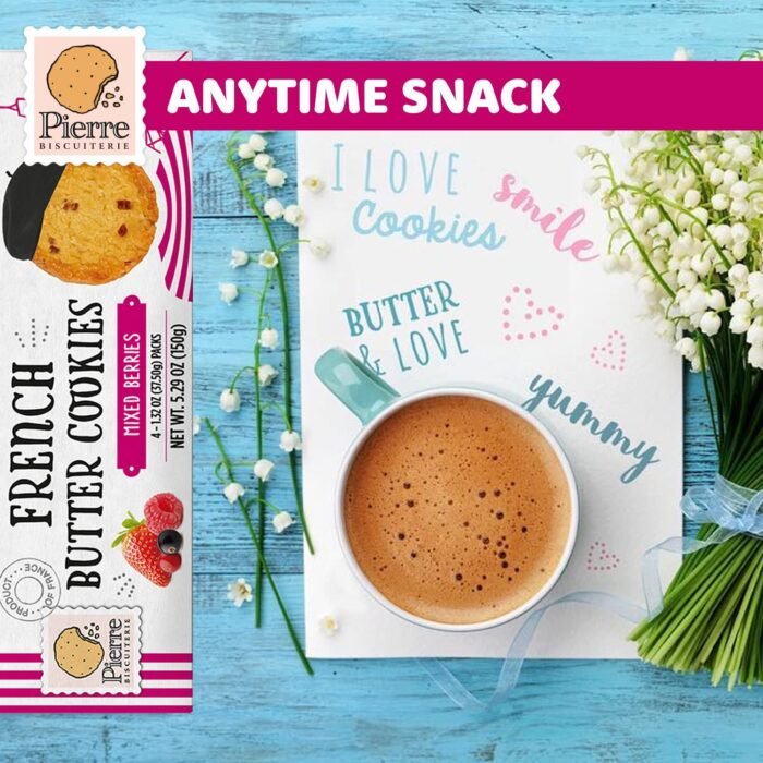 pierre french butter cookies mixed berries pack image