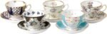 100 years teacup & saucer 5 piece set 1900 1940 image