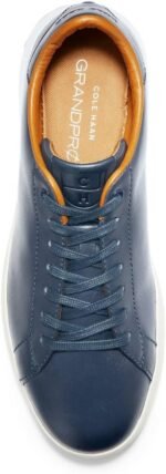 cole haan grandpro tennis sneaker blazer blue hand stain 11.5m image