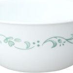 country cottage floral blue green soup & cereal bowl image
