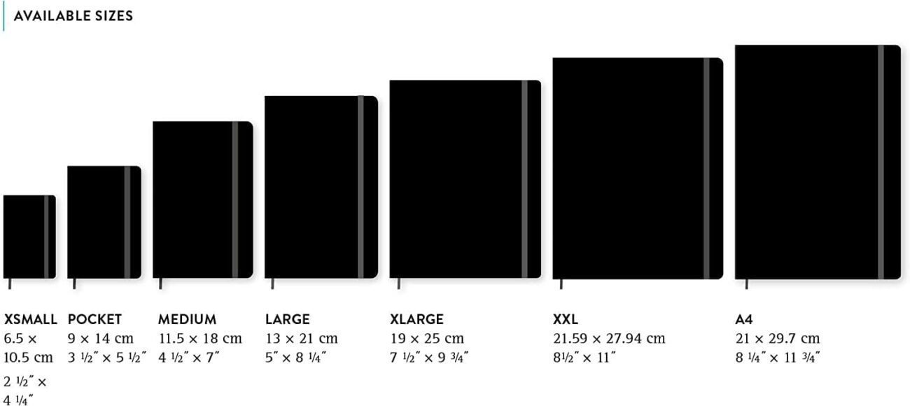 moleskine classic black 192 pages notebook image
