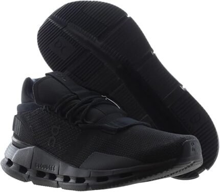 on womens cloudnova sneakers black eclipse 8.5