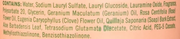 mrs meyer's liquid dish soap geranium 16 oz bottle image
