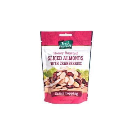 fresh gourmet honey almonds & cranberries pack image