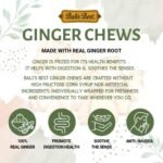 balis best ginger chews zesty lemon flavor pack image