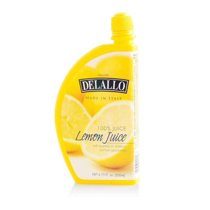 delallo juice lemon bottle image