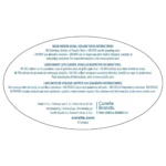 winter frost drivided plate 26 cm 10.25 inch plain white plate image