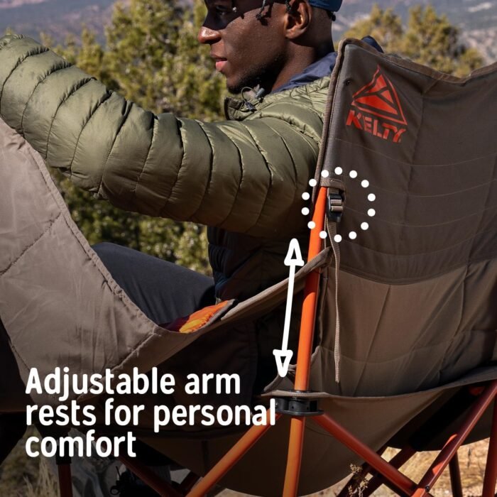 kelty low loveseat nest 2 person chair with blankets beluga image