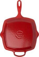 le creuset 10.25 square skillet grill cerise image