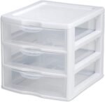 sterilite 3 drawer box for arts & crafts storage image