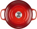 le creuset 4.5 qu round dutch oven cerise image