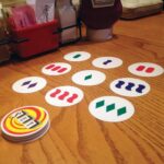 set mini round card game image