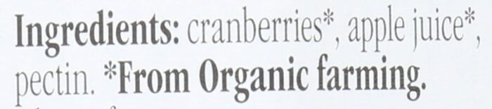 fior di frutta organic fruit spread canberry bottle image