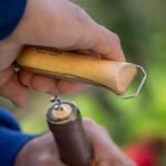 opinel no 10 wine knife stainless steel with corkscrew image