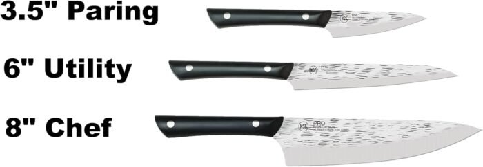 kai pro 3 piece starter knife set image