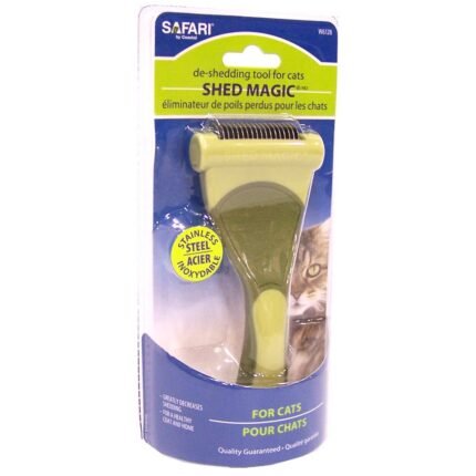 safari shed magic de shedding tool for cats pack image