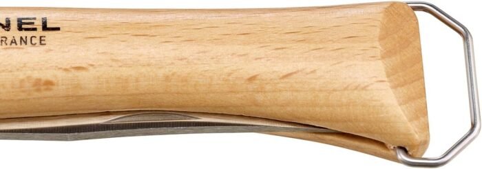 opinel no 10 wine knife stainless steel with corkscrew image