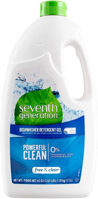 seventh generation dishwasher deteregent gel image