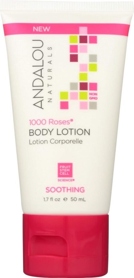 andalou naturals 1000 roses soothing body lotion pack image