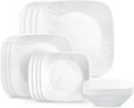 corelle cherish 16pc service for 4 white image