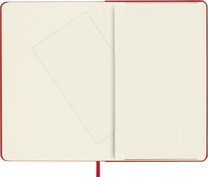 scarlet red moleskine medium squared notebook image