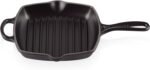 le creuset enameled cast iron grill pan licorice 10.25 image