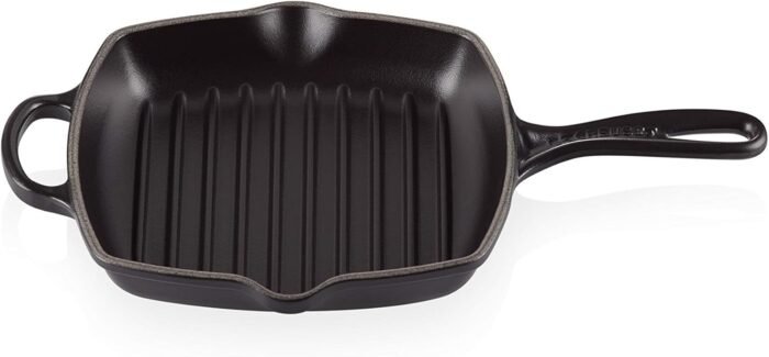 le creuset enameled cast iron grill pan licorice 10.25 image