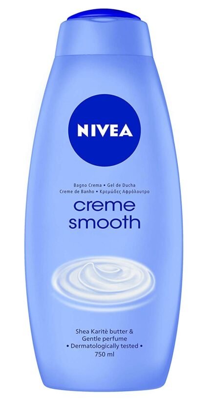 nivea smooth shower cream shea & gentle perfume 750 ml bottle image