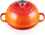 le creuset enameled cast iron bread oven flame image